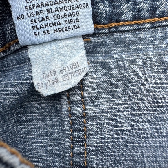 Vintage Y2K L.E.I. Flare Classic Blue Denim Jeans - Picture 8 of 15